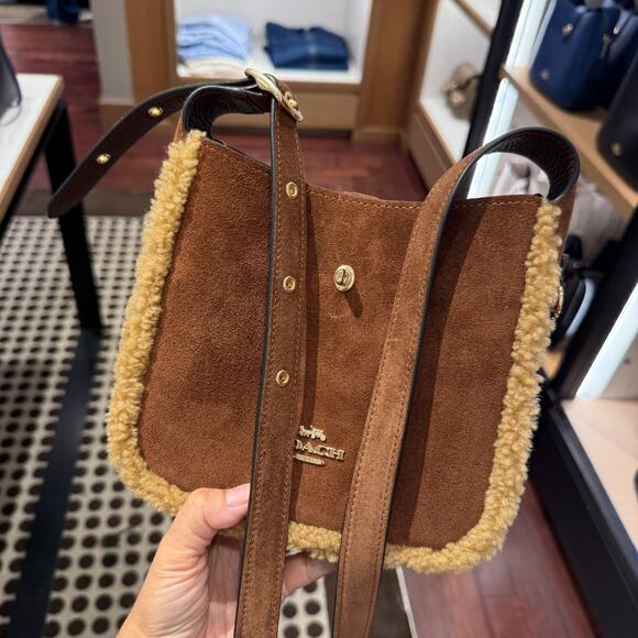 Coach CDC41 Hadley Mini Crossbody Bag Vintage Brown Multi - Picture 6 of 9